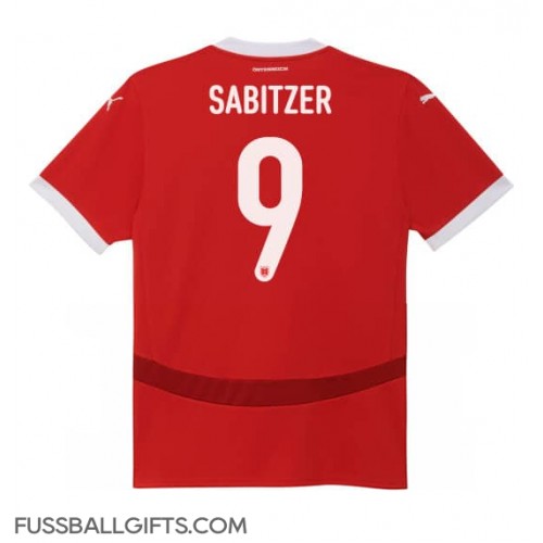 Österreich Marcel Sabitzer #9 Fußballbekleidung Heimtrikot Damen EM 2024 Kurzarm